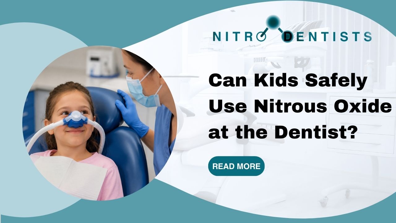 Child at Dentist Using Nitrous Oxide